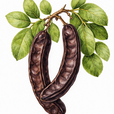 Caroubier (ceratonia siliqua)